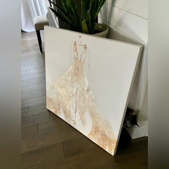 Gold Fashion Painting